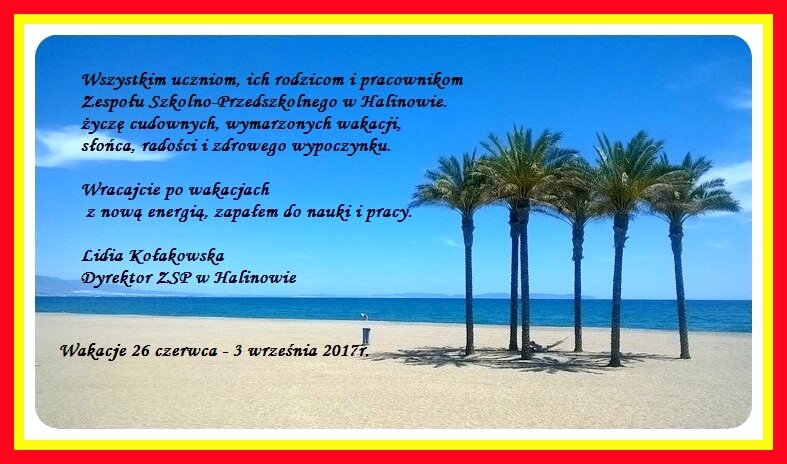 wakacje 2017